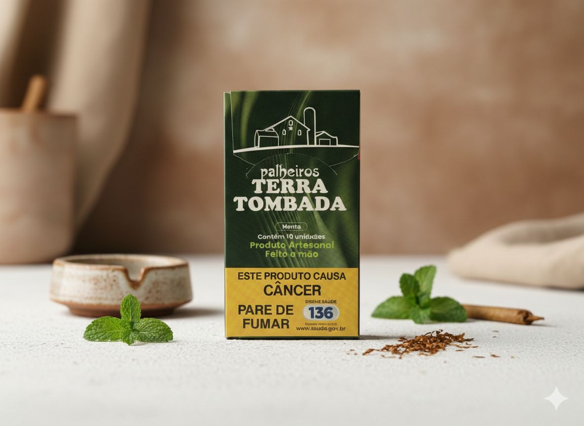 Palheiro Terra Tombada Menta c/ 10 un