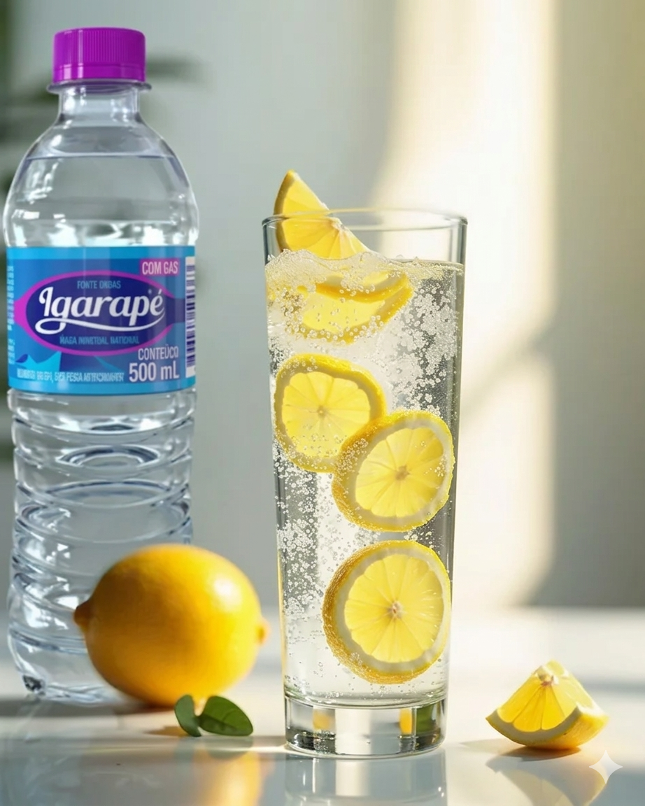 Água Mineral Igarapé c/ Gás 500ml